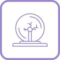 icono de vector de bola de plasma