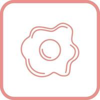 Fried egg Vector Icon