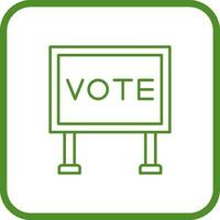 Billboard Vector Icon