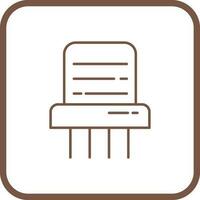 Paper Shredder Vector Icon