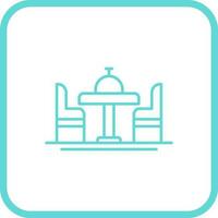 Dinning Table Vector Icon