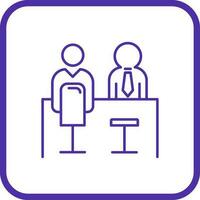 Employee Interview Vector Icon