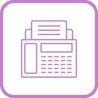 Fax Machine Vector Icon