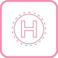 Helipad Vector Icon