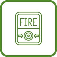 Fire Button Vector Icon