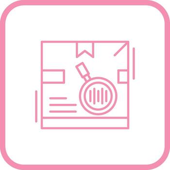 icono de vector de código de seguimiento