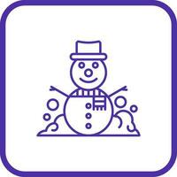 Snowman Vector Icon