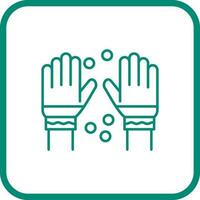 Winter Gloves Vector Icon