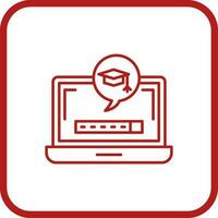 Digital Learning Vector Icon
