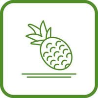 icono de vector de piña