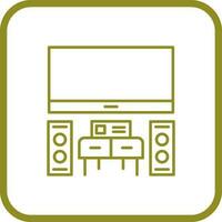 Home Theater Vector Icon