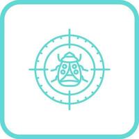 Bug Target Vector Icon