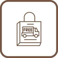 Free Home Delivery Vector Icon