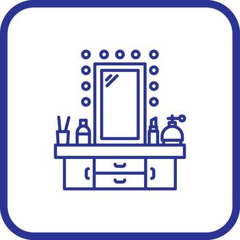 Dressing Table Vector Icon