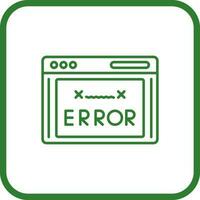 Error Code Vector Icon