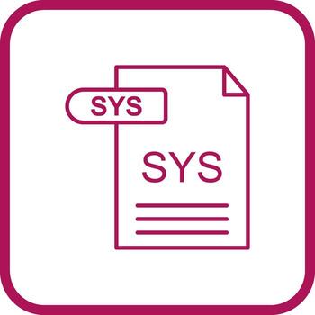 icono de vector de sistema