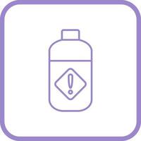 Pesticide Bottle Vector Icon