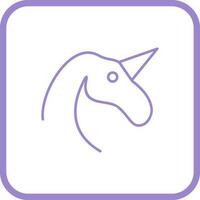 icono de vector de unicornio