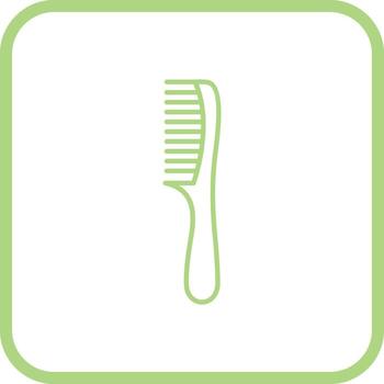 icono de vector de peine