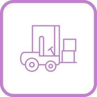 Forklifter Vector Icon