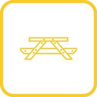 Picnic of Table Vector Icon