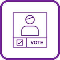 Candidate Banner Vector Icon