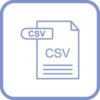 CSV Vector Icon