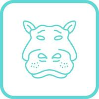 Hippo Vector Icon