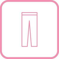 icono de vector de pantalones