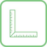 square Ruler Vector Icon