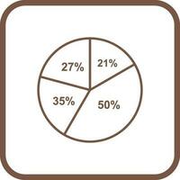 Pie Chart Vector Icon