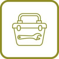 icono de vector de caja de herramientas