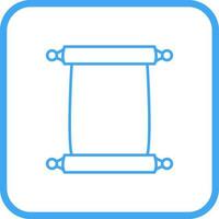 Scroll of Paper Vector Icon
