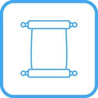 Scroll of Paper Vector Icon