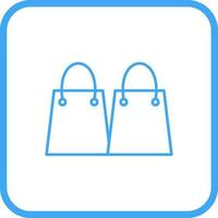 Unique Shopping Bags Vector Icon