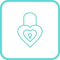 Unique Lock Vector Icon