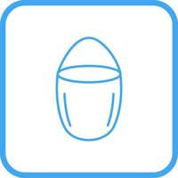 Unique Water Bucket Vector Icon
