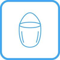 Unique Water Bucket Vector Icon