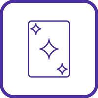 Unique Card Vector Icon