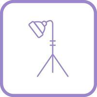 Unique Light Stand Vector Icon