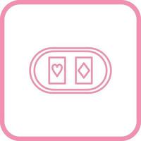 Cards Table Vector Icon