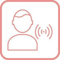Unique Signal on User Vector Icon