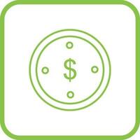 Dollar Coin Vector Icon