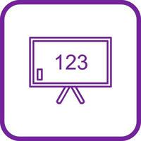 Unique Classroom Board Vector Icon