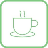 icono de vector de café caliente único