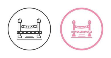 Do Not Cross Line Vector Icon