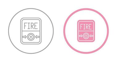 Fire Button Vector Icon