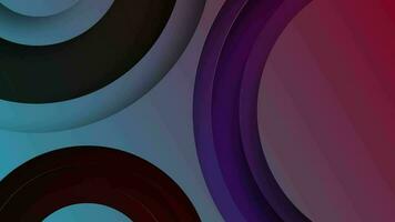 Abstract texture with circles and rotating parts. Seamless loop. video