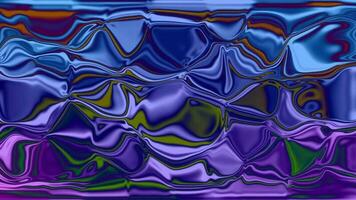 Glossy liquid wave abstract background. video