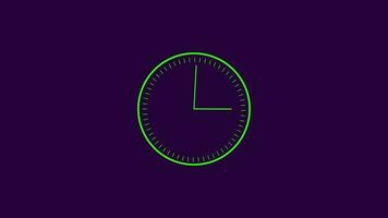 reloj Temporizador animado 4k video